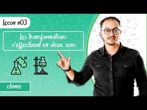 leçon 03 chimie BIOF - Les transformations s'effectuant en deux sens