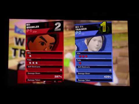 FireThePyro (Mii Brawler) vs. CrimsonBattousai (Snake, Wii Fit) - Winners Round 4 - TNS 120