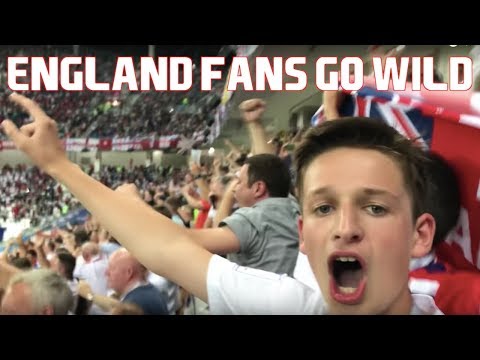 THE MOMENT HARRY KANE SCORES THE WINNER FOR ENGLAND VS TUNISIA