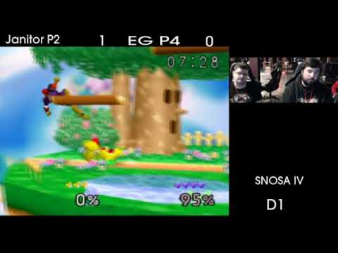 SNOSA IV - Janitor (Yoshi) v EG (Falcon) - D1