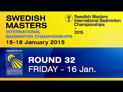 R32 - XD - R.LABAR / E.LEFEL vs N.RUPONEN / A.HOGSTROM - 2015 Swedish Masters