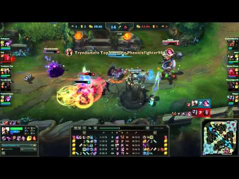 Pentakill by Tryndamere Top as Pantheon