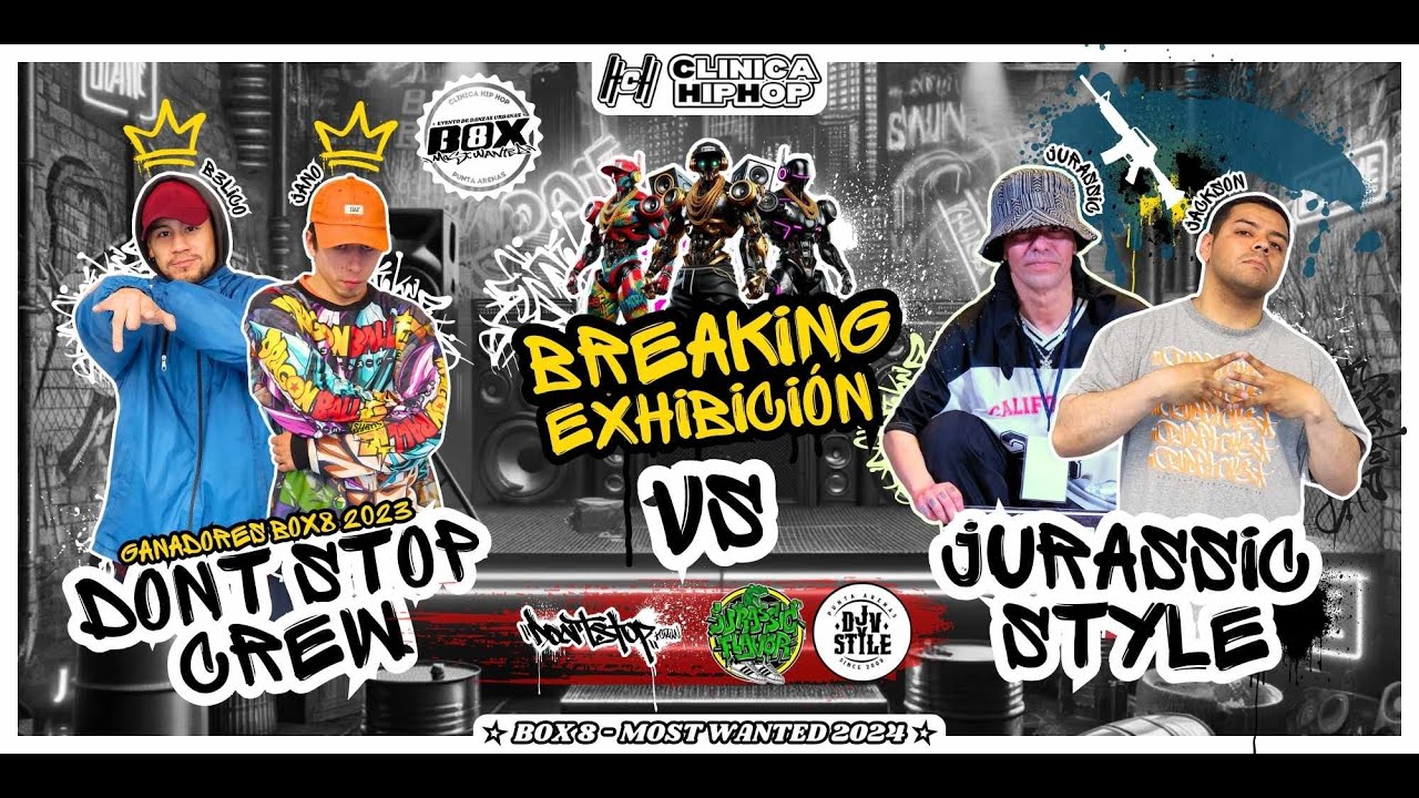 Breaking Exhibition Don't Stop Crew vs Jurassic Style BOX8 2024