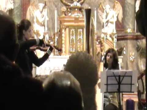 Ave Maria, housle a harfa