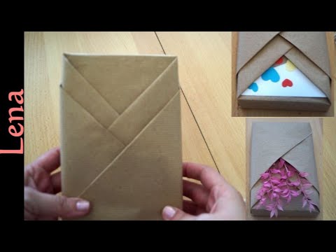 𝗞𝗿𝗲𝗮𝘁𝗶v𝗲 𝗧𝗶𝗽𝗽𝘀 v𝗼𝗻 𝗟𝗲𝗻𝗮 🎁  Geschenk einpacken mit Kartenfach - Gift wrapping with pockets