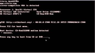 Installation of Windows 8 in XenServer