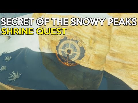 Secret of the Snowy Peaks Shrine Quest Guide & Suma Sahma Shrine Location - LOZ: Breath Of The Wild