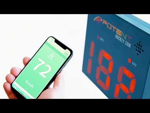 Potent Sports Speed Radar Gun with App Support (iOS & Android)