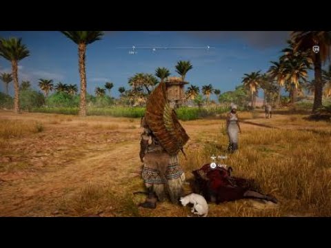 AC Origins| Killing Iron Ram & The Stranger| Level 55 Nightmare Difficulty Gameplay