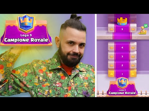 LEGA 9 - CAMPIONE ROYALE , e si continua la Scalata su CLASH ROYALE