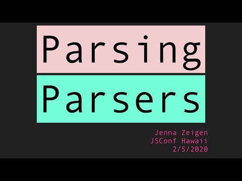 Image thumbnail for talk Parsing Parsers