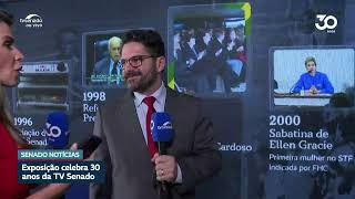 Em abertura de exposição, diretor da TV Senado destaca papel da emissora