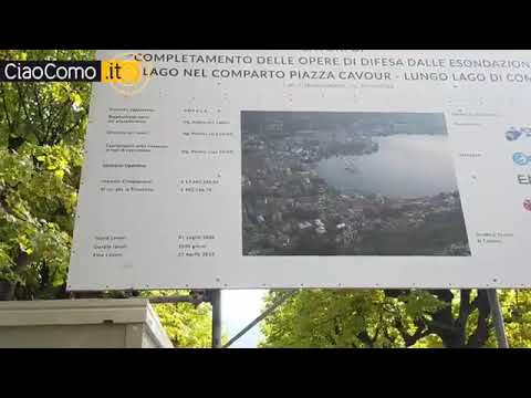 Como, il cantiere delle paratie: Conclusione fra tre anni