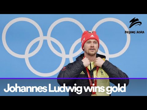 Johannes Ludwig wins gold 🇩🇪 Beijing 2022