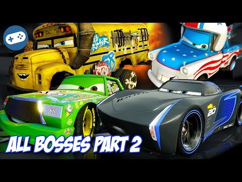 Cars 3 Driven to Win All Bosses Hard Mode Gameplay Part 2 - All Boss Battles