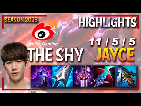 WBG The Shy JAYCE Top HIGHLIGHTS - KR Ranked