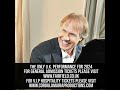 RICHARD CLAYDERMAN with the Royal Philharmonic Concert Orchestra. Fairfield Halls June 18th 2024