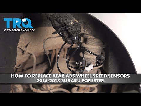 How to Replace Rear ABS Wheel Speed Sensors 2014-2018 Subaru Forester