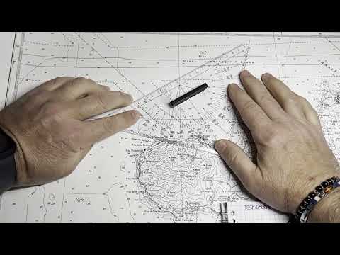 Patente Nautica ep.17 - Carteggio Oltre Mappa 5D - Navigazione Costiera (Esercizio 5.1.3-6)