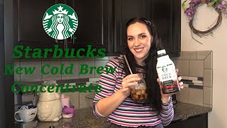New Starbucks Cold Brew Concentrate...Making Starbucks at Home