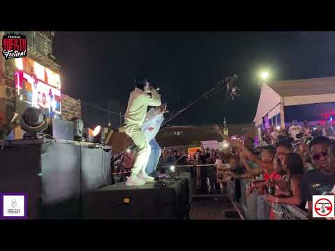 Roiii  Perfoming  La Vida Loca at back to the city hiphop festival