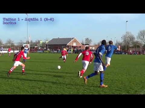 Zaterdag 2018-04-07 Unitas 1 - Aquila 1 (uitslag 3-4)