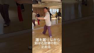 孫建明#china武術 #太極拳 #養生太極 #         初心者向け#剣の基本練習#