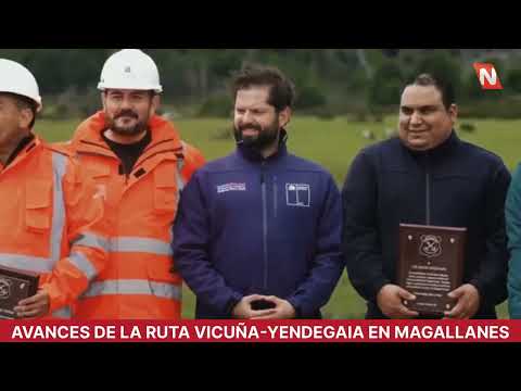 Avances de la ruta Vicuña - Yendegaia en Magallanes