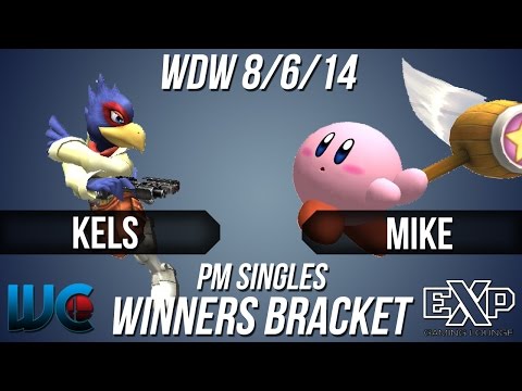 WDW 8/6/14 - Kels (Falco) vs. Mike (Kirby) PM Singles Bracket