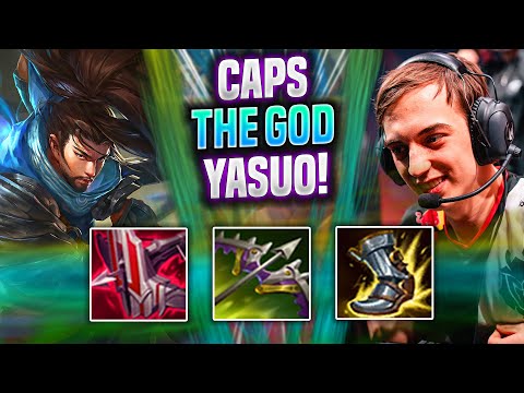 CAPS IS A GOD WITH YASUO! - G2 Caps Plays Yasuo Mid vs Sylas! | Season 2022