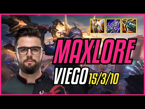 MAXLORE - VIEGO vs LILLIA JUNGLE - EUW GRANDMASTER - PATCH 11.8