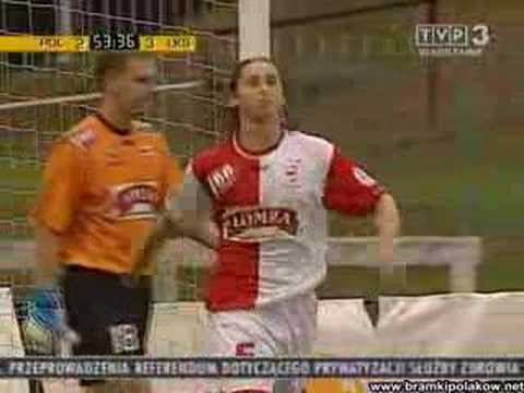 Polonia Warszawa - ŁKS Łomża gol na 2:3 - Mądry sam.