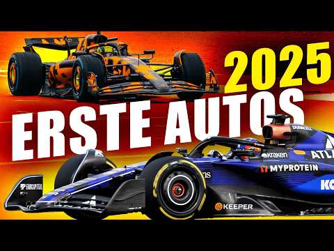 Erste neue Formel-1-Autos 2025 auf der Strecke! | McLaren & Williams im Technik-Check