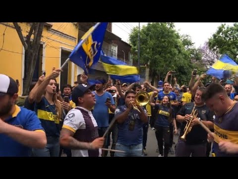 Atmosphere builds for Argentina Boca-River duel, tight security