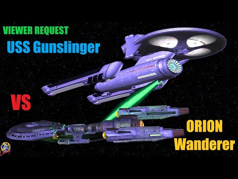 Viewer Request - Orion Wanderer VS USS Gunslinger - Both Ways - Star Trek Starship Battles