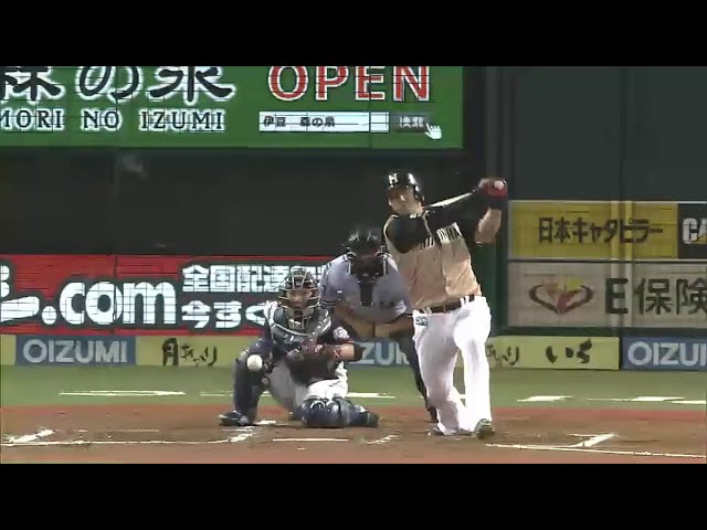 【6回表】ファイターズ・中田 キッチリセンター返しで貴重な追加点!! 2016/8/28 L-F