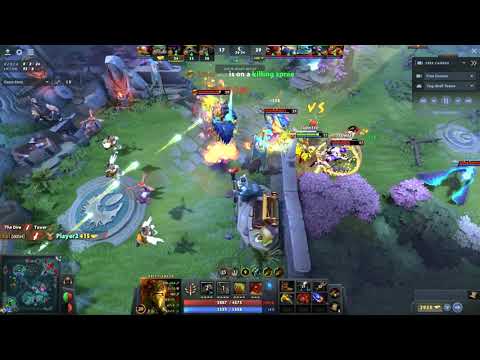 Dota 2 Bristleback double kill at fountain