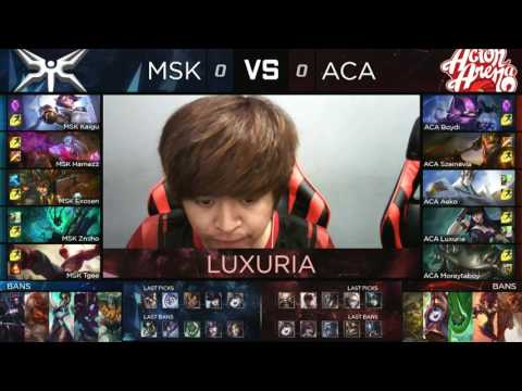 Pro Gaming Series 2017 Summer Split Week 2 Day 1 - MSK vs ACA