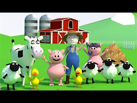 OLD MACDONALD HAD A FARM KIDS NURSERY RHYME AND BABY SONGS Video