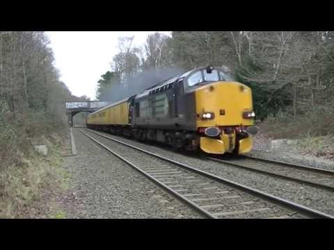 37608 TnT 37606 on 1Q77 Longsight to Derby test train