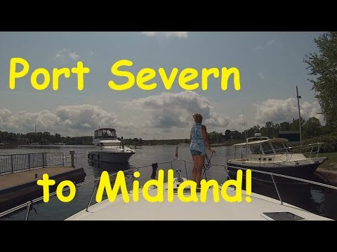 Port Severn Lock to Midland - Sit Back Sunday GoPro Cruise