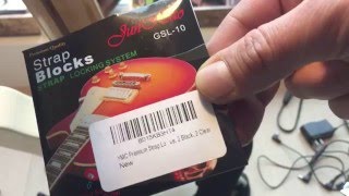 Video thumbnail for Fender Strap Blocks vs YMC Guitar Strap Bocks by Greg Kocis