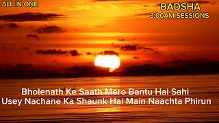 hame nachne ka shauk tha usse nachna aata hai song(lyrics and music)| BADSHA song | All in one