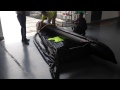 GRABNER Ranger is a roll away rubber boat that is made in Europe. Unique transom