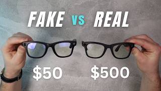 I tried a $50 Fake Meta Ray-Bans and they were actually GOOD...