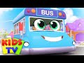 Blue Wheels On The Bus Bus Song Baby Toot Toot From Kids Tv The Wheels On The Bus