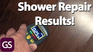 Finishing Shower Repairs And Results Are In