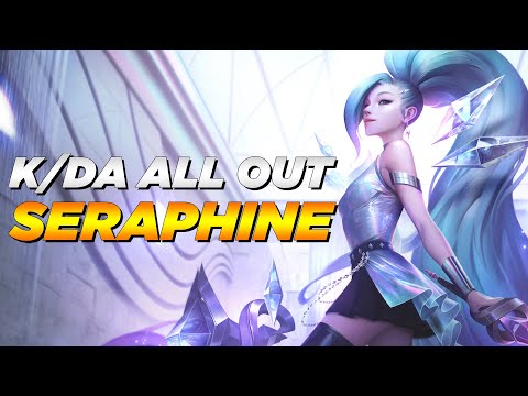 NEW LEGENDARY SKIN!!! | KDA ALL OUT SERAPHINE SKIN SPOTLIGHT