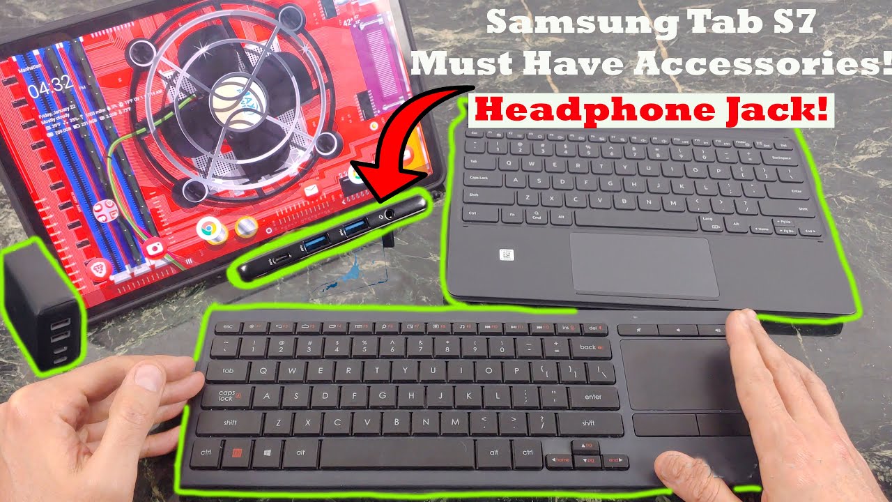 Samsung Tab S7 Must Have Accessories : Headphone Jack is Back!