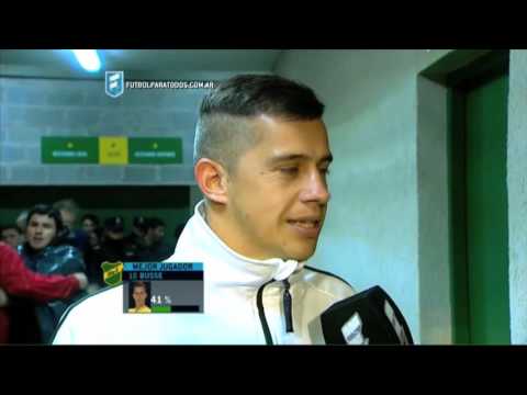 Busse:"Quedó en la historia". Defensa 1 River 0. Fecha 19. Torneo Primera División 2015.FPT